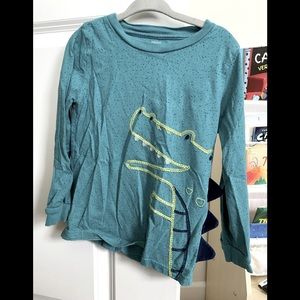 Long sleeve dinosaur shirt